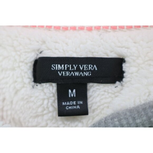 Simply Vera Wang Sherpa Lined Hoodie Gown-Size Medium - Picture 5 of 10